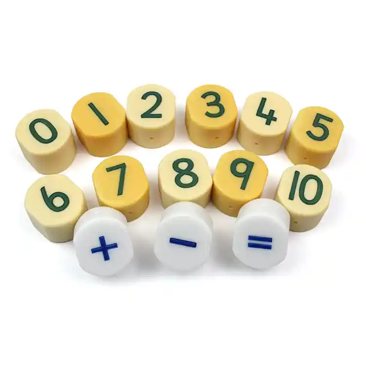 Number Stamping Stones