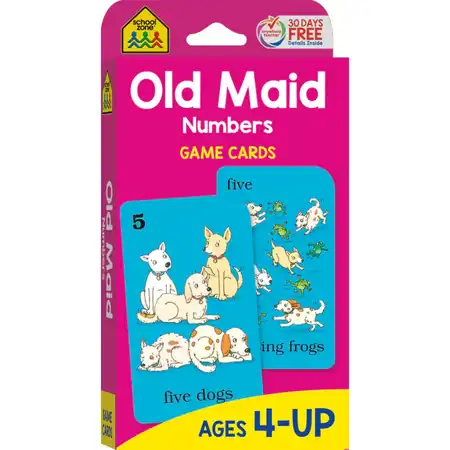 Old Maid Numbers Card Game