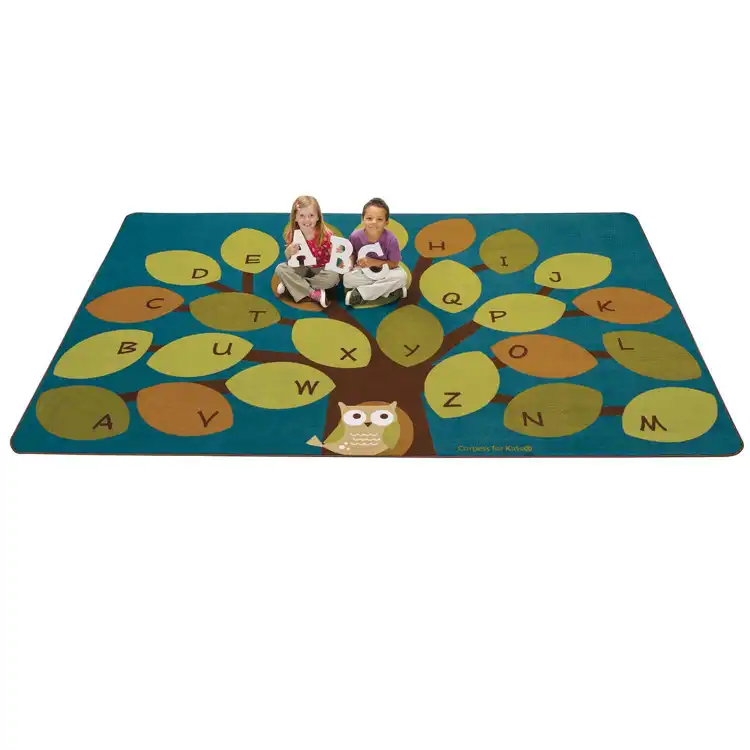 Owl-phabet Tree Classroom Rug