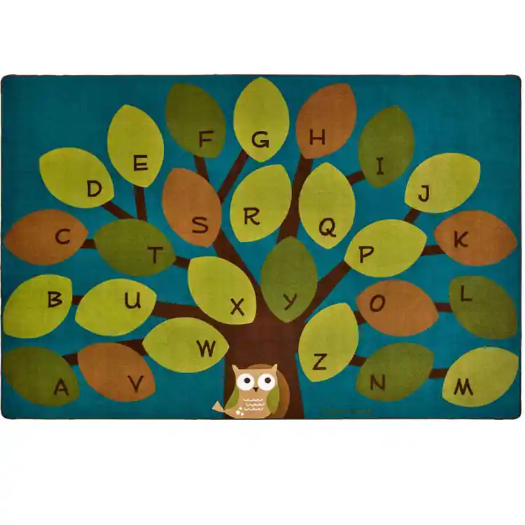 Owl-phabet Tree Classroom Rug