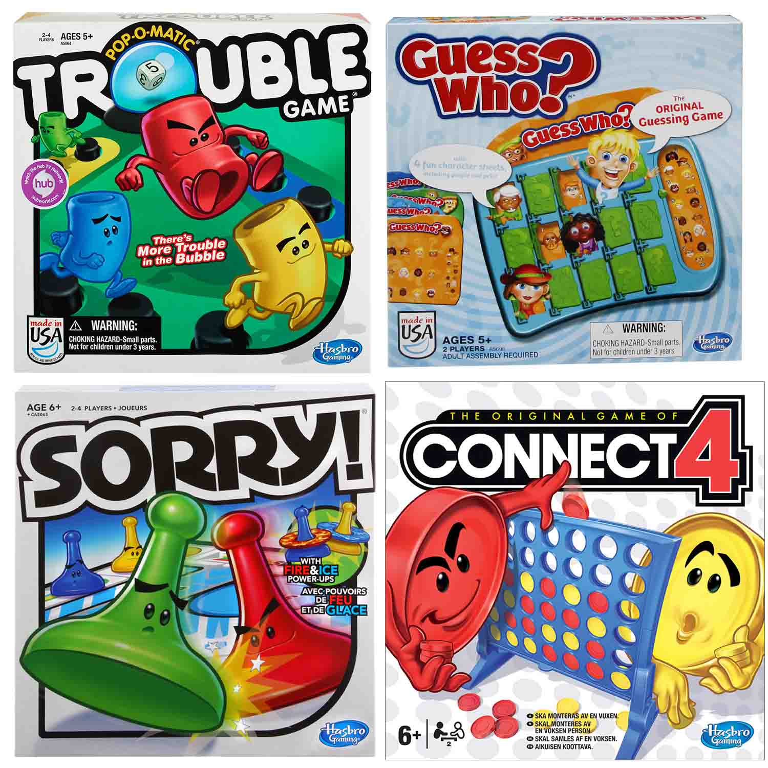 Hasbro Trouble Board Game, Board Game for 2 to 4 Players, for Kids