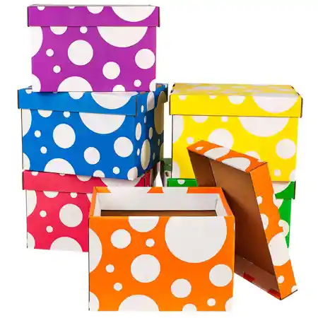 Classroom Keepers® Polka Dot Storage Boxes