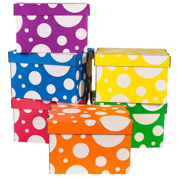 Classroom Keepers® Polka Dot Storage Boxes