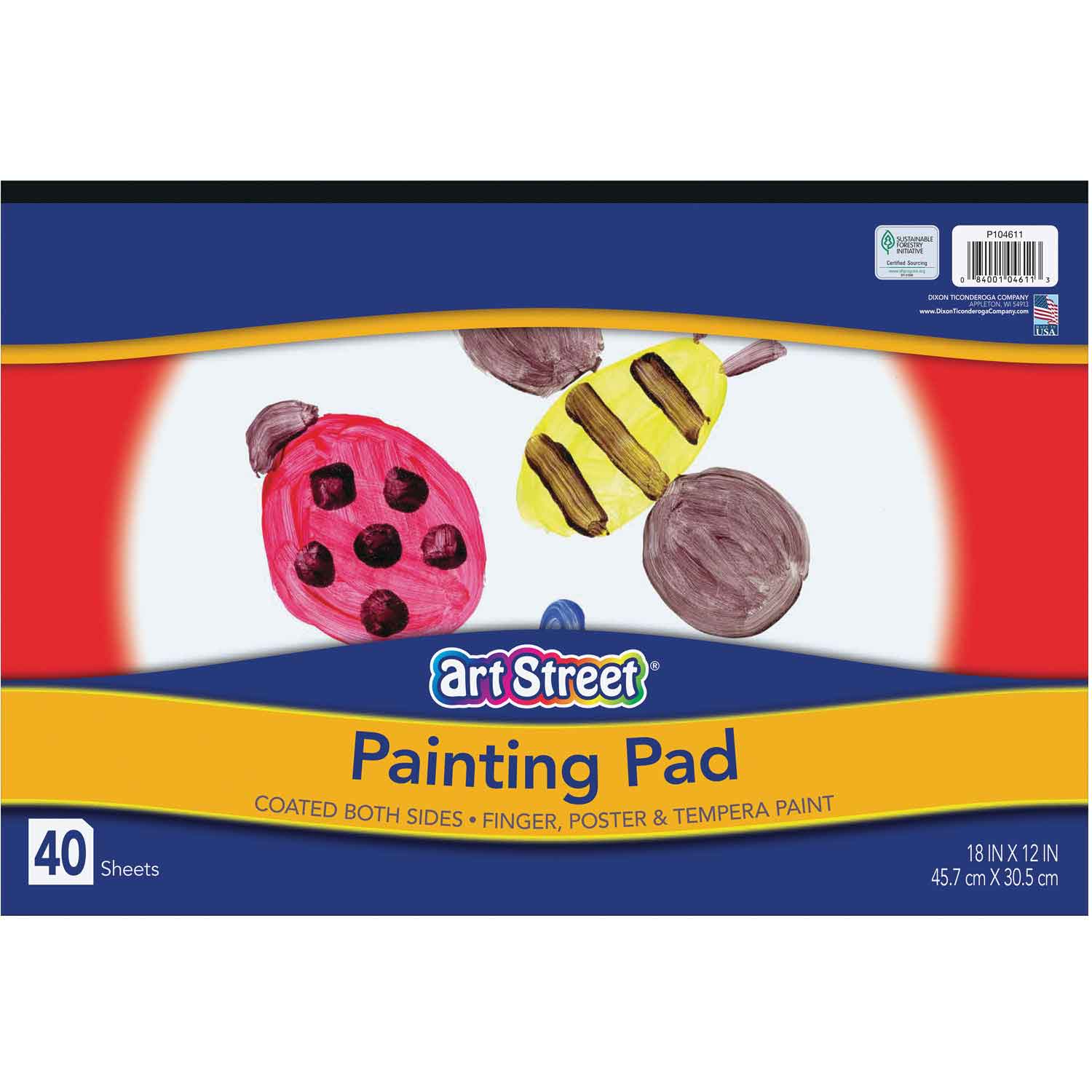 Pacon Fingerpaint Paper Pad Becker's School Supplies