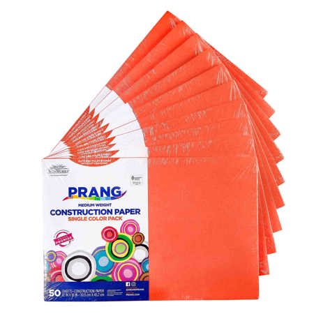 CONSTRUCTION PAPER, 12x18 asst. solid pack