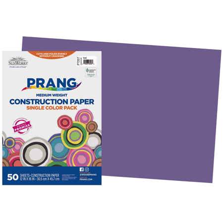 Prang® Sunworks® Construction Paper, 12" x 18", Violet
