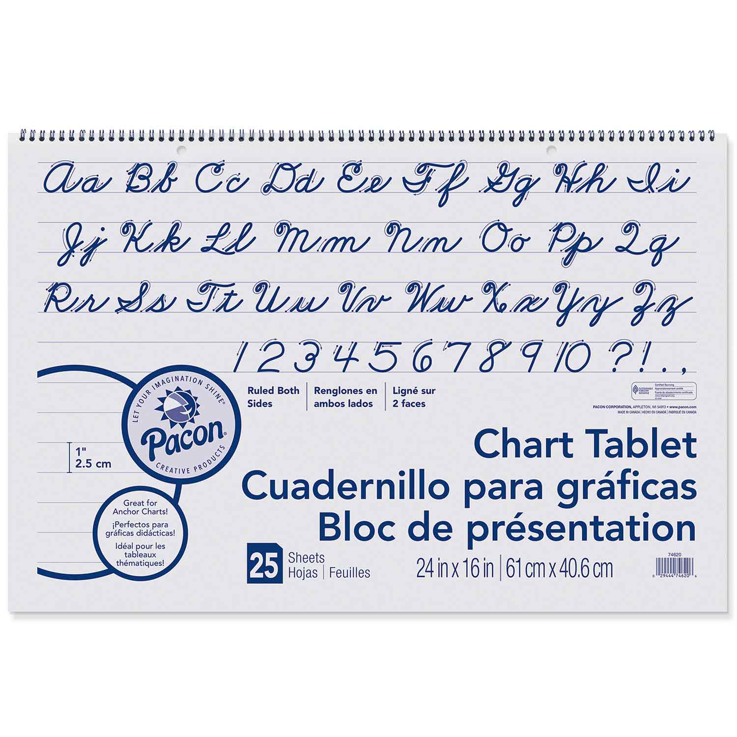 Pacon® Chart Tablet Packs