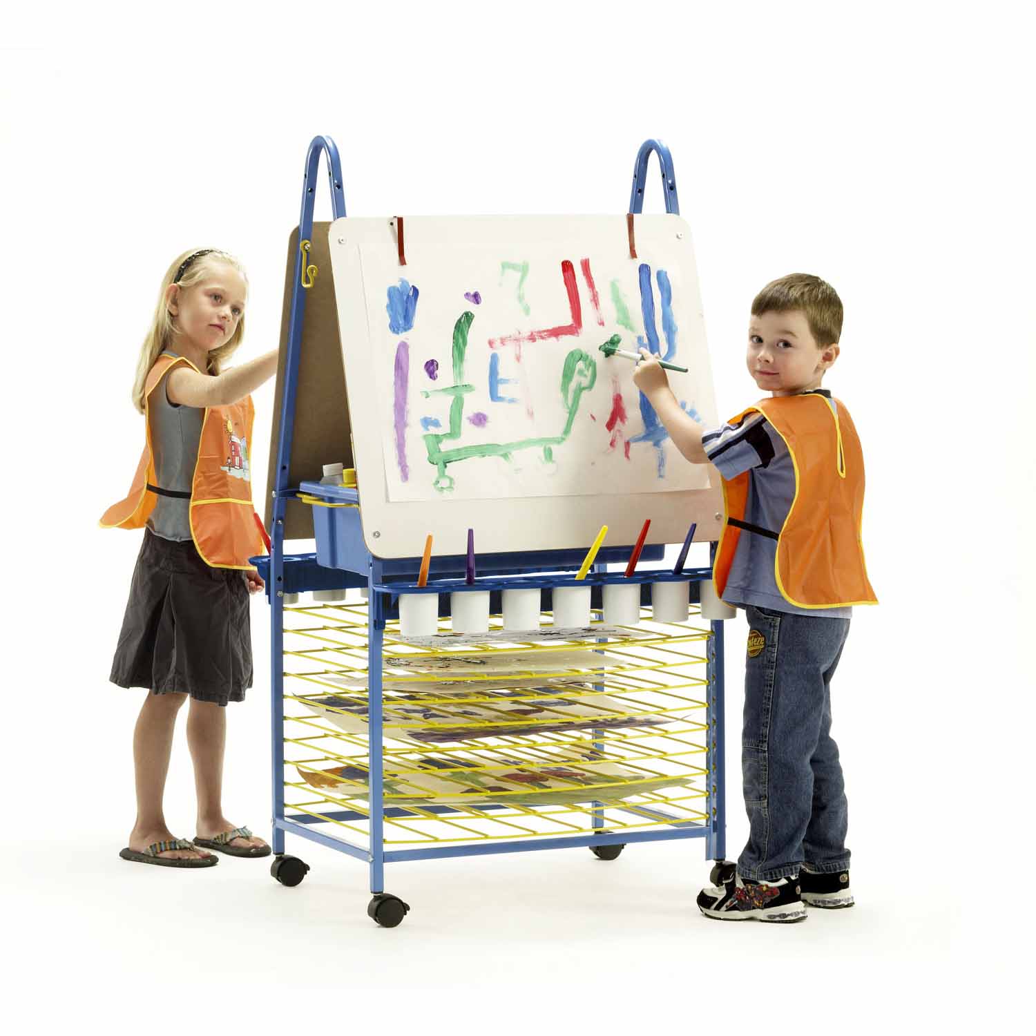 Double Sided Art Easel for Classrooms