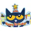 Pete the Cat Happy Birthday Crowns