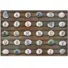Pixel Perfect™ Alphabet Stones Seating Rug Rectangle 6' x 9'