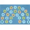 Pixel Perfect™ Calming Colors Arch Seating Rug