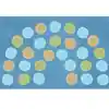 Pixel Perfect™ Calming Colors Arch Seating Rug, Rectangle 6' x 9'