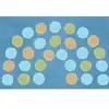 Pixel Perfect™ Calming Colors Arch Seating Rug, Rectangle 6' x 9'