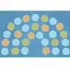 Pixel Perfect™ Calming Colors Arch Seating Rug, Rectangle 7’6” x 12’