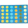 Pixel Perfect™ Calming Colors Seating Rug, Rectangle 6' x 9'