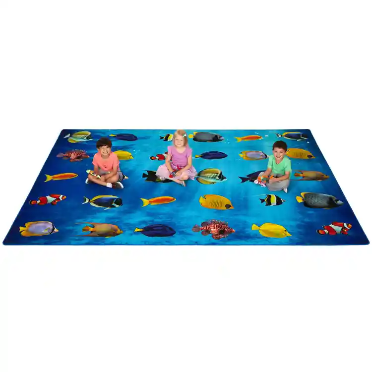 Pixel Perfect™ Friendly Fish Seating Rug