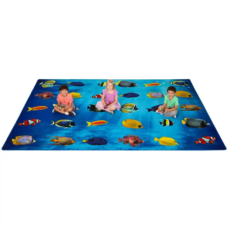 Pixel Perfect™ Friendly Fish Seating Rug