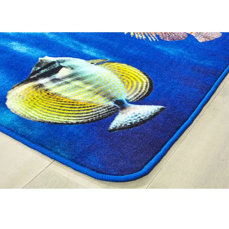 Pixel Perfect™ Friendly Fish Seating Rug