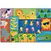 Pixel Perfect™ Jungle Jam Counting Rug Rectangle 4' x 6'