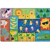 Pixel Perfect™ Jungle Jam Counting Rug Rectangle 4' x 6'