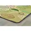 Pixel Perfect™ Peaceful Spaces Leaf Rug, Tan