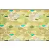 Pixel Perfect™ Peaceful Spaces Leaf Rug - Tan, Rectangle 4' x 6'