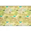 Pixel Perfect™ Peaceful Spaces Leaf Rug - Tan, Rectangle 6' x 9'