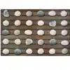 Pixel Perfect Stones Seating Rug 6' x 9'