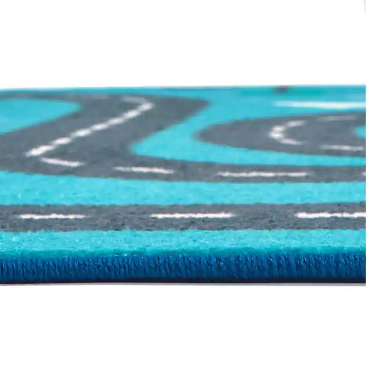 Pixel Perfect™ Tranquil Traveling Road Play Rug