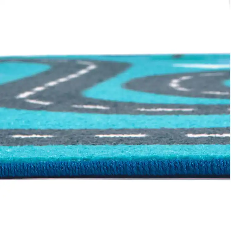 Pixel Perfect™ Tranquil Traveling Road Play Rug