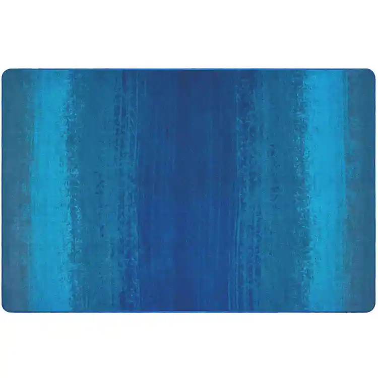 Pixel Perfect™ Water Stripes Nature Inspired Rug, Rectangle 6' x 9'