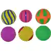 Tactile Squeak Balls, Set of 6