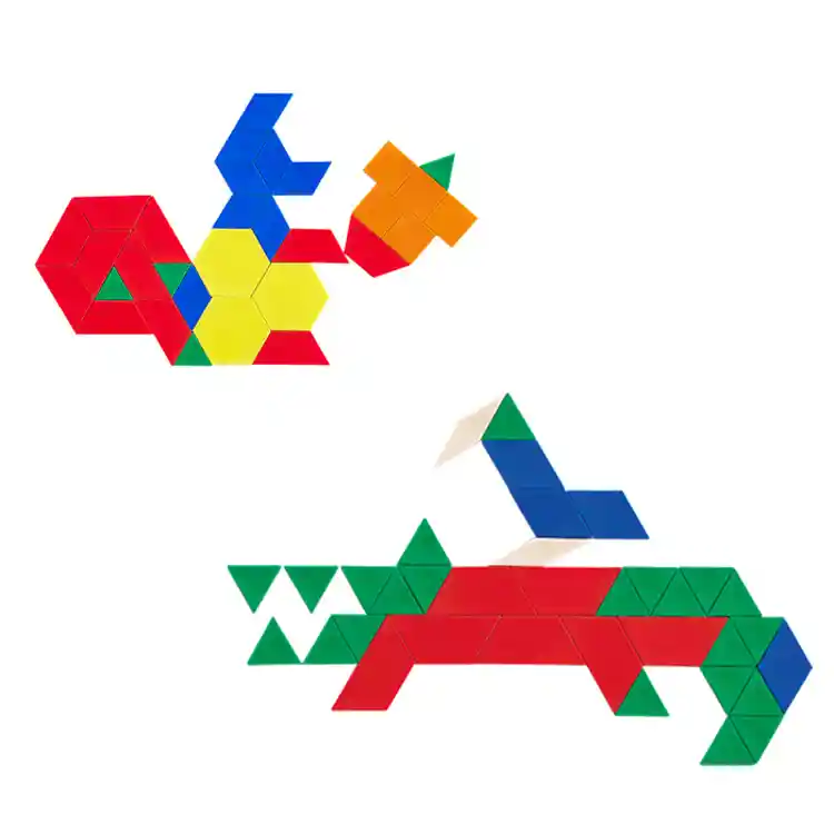 Plastic Pattern Blocks