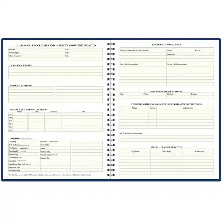 Plan & Record Book
