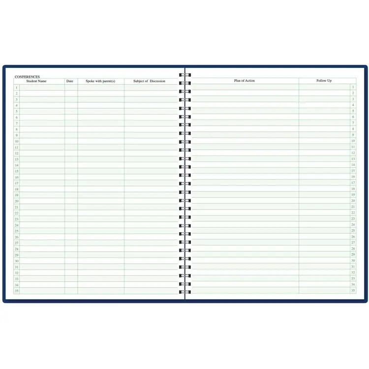 Plan & Record Book