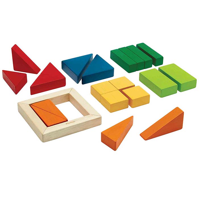 Fraction Pattern Block Set
