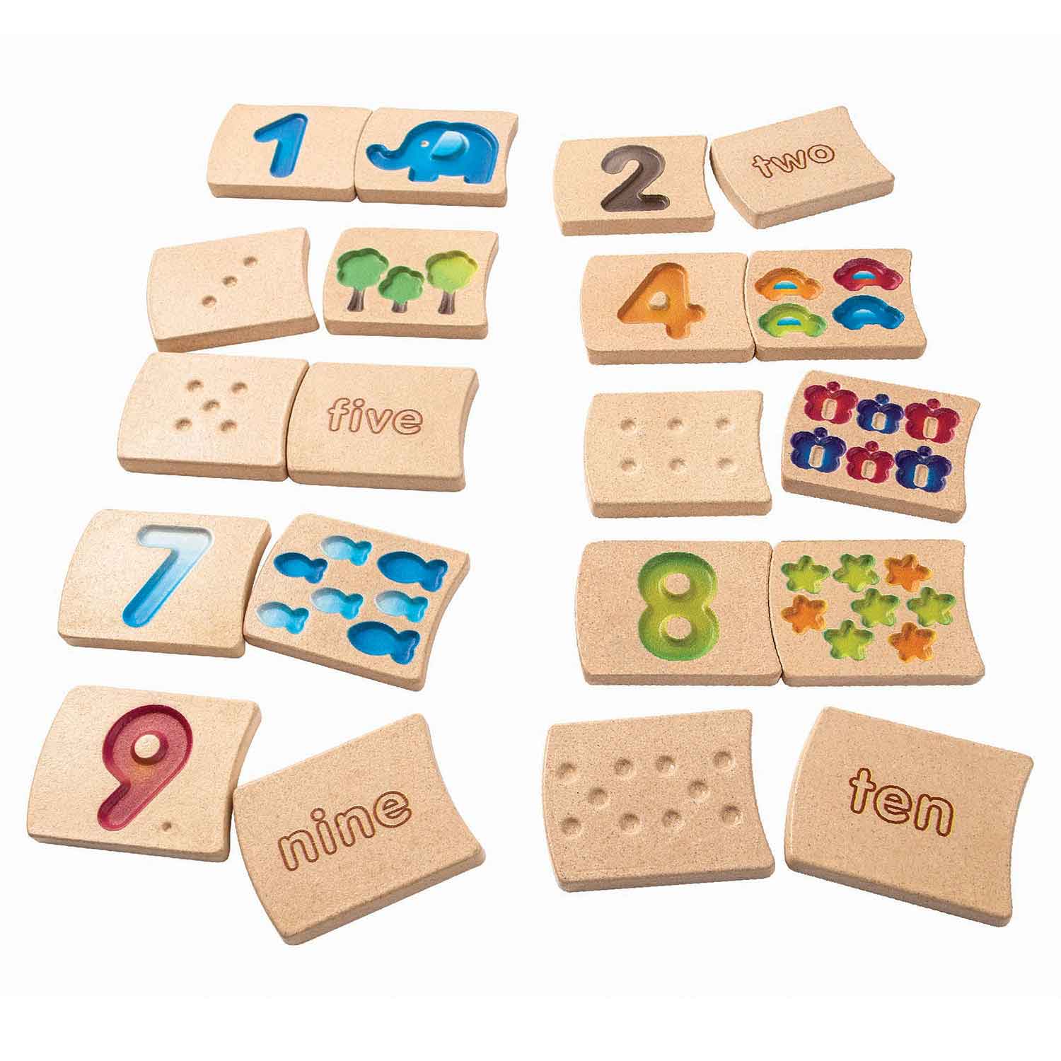 Tactile Numbers 1-10