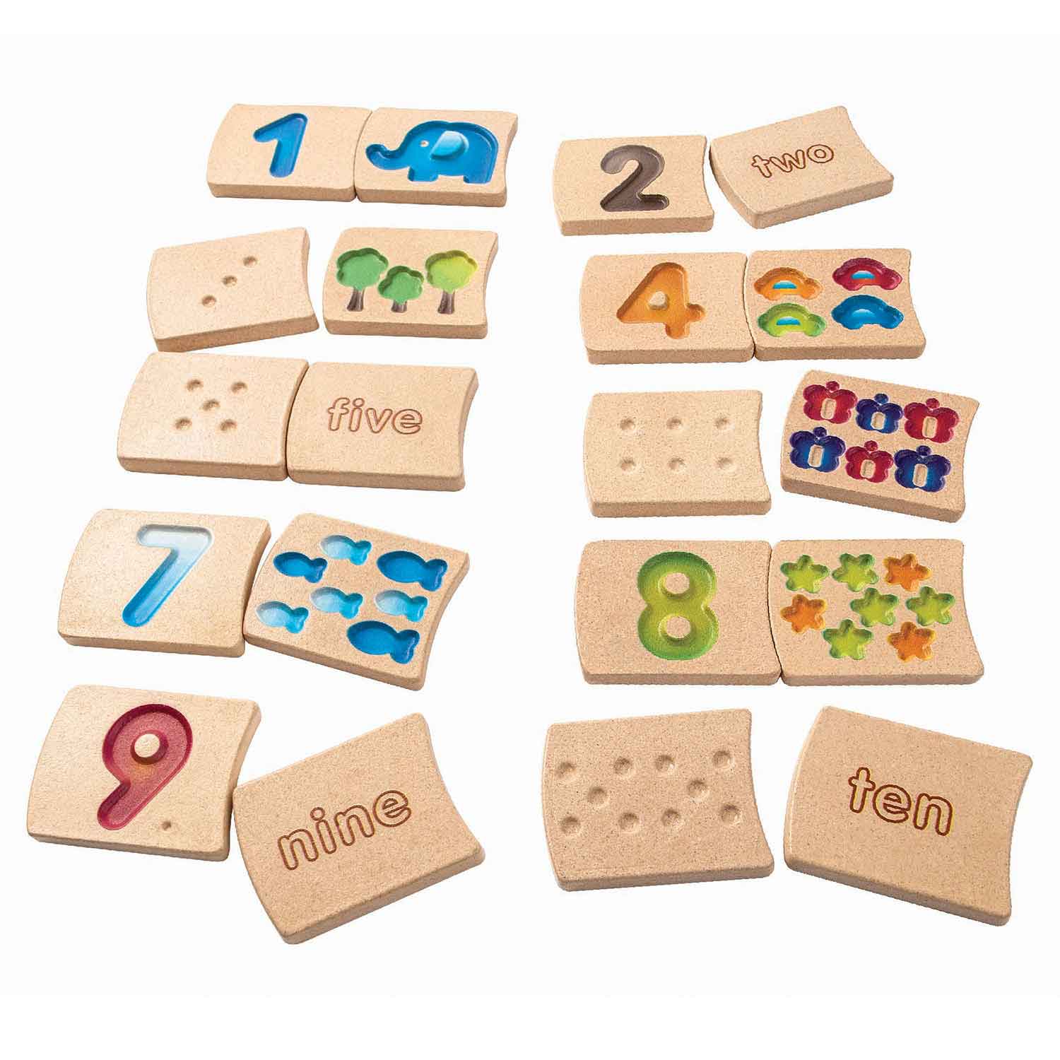 Tactile Numbers 1-10 | Becker's School Supplies