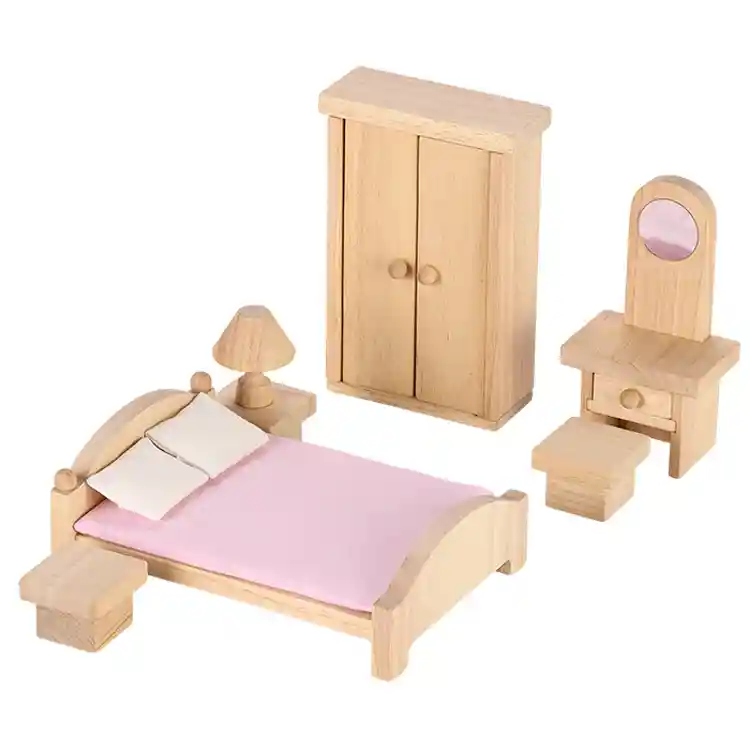 Classic Bedroom Dollhouse Furniture