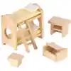 Classic Children's Bedroom Dollhouse Furniture