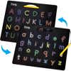 Double-Sided Magnetic Alphabet Board