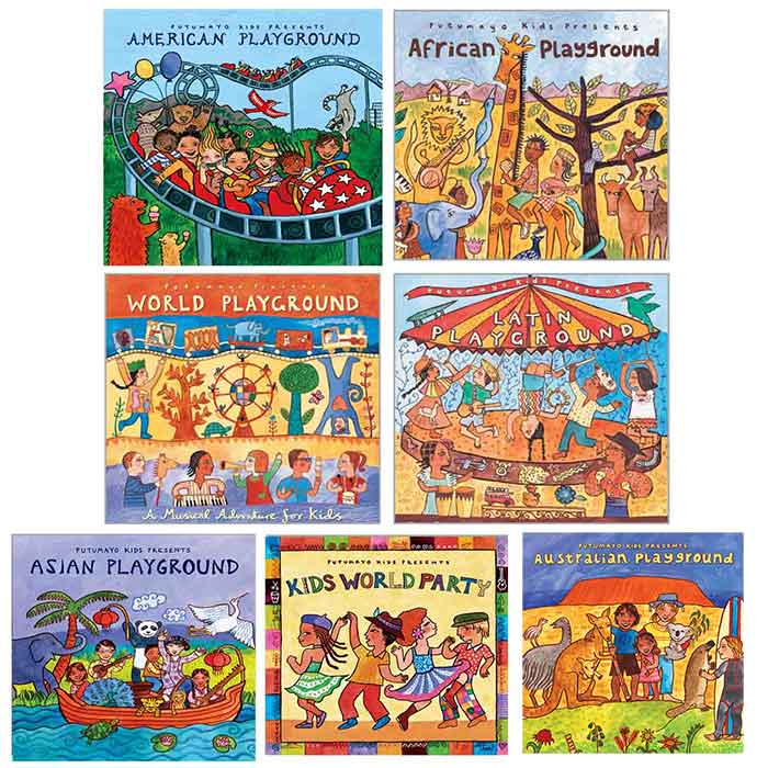 Putumayo Kids, World Music CD Set | Becker's School Supplies