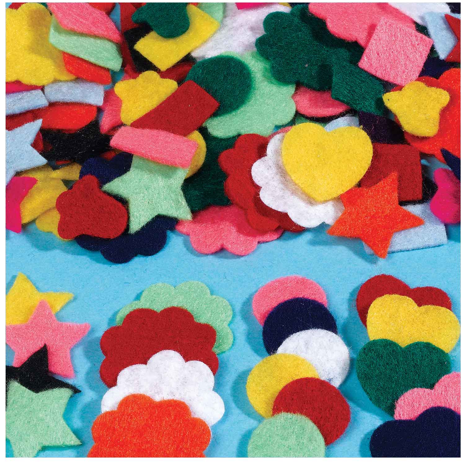 Felt Shapes Graduated Size 24 Pcs.//felt Board Shape Learning Game//felt  Shapes Sorting//learn Shapes Preschool//felt Shapes Large Orders 