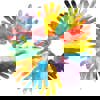 Color Diffusing Paper Hands