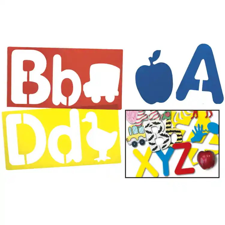 Big Alphabet and Picture Stencils