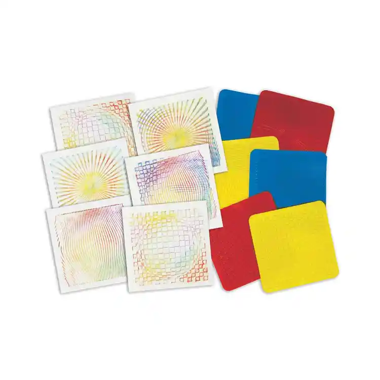 Optical Illusion Rubbing Plates