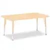 Rainbow Accents® Kydz® Maple Top Activity Tables, Rectangle 30" x 48", Elementary 15" - 24", Camel
