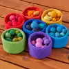 Rainbow Felt Bowls and Balls