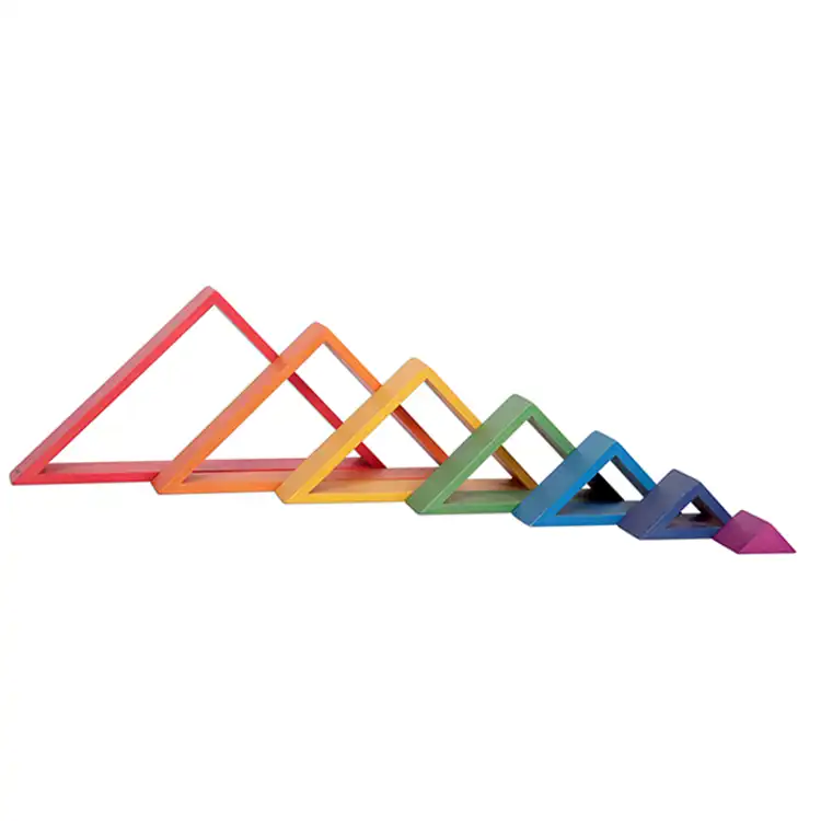 Triangle Becker Rainbow Nesting Triangles | Becker's School Supplies
