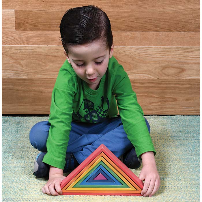 Triangle Becker Rainbow Nesting Triangles | Becker's School Supplies